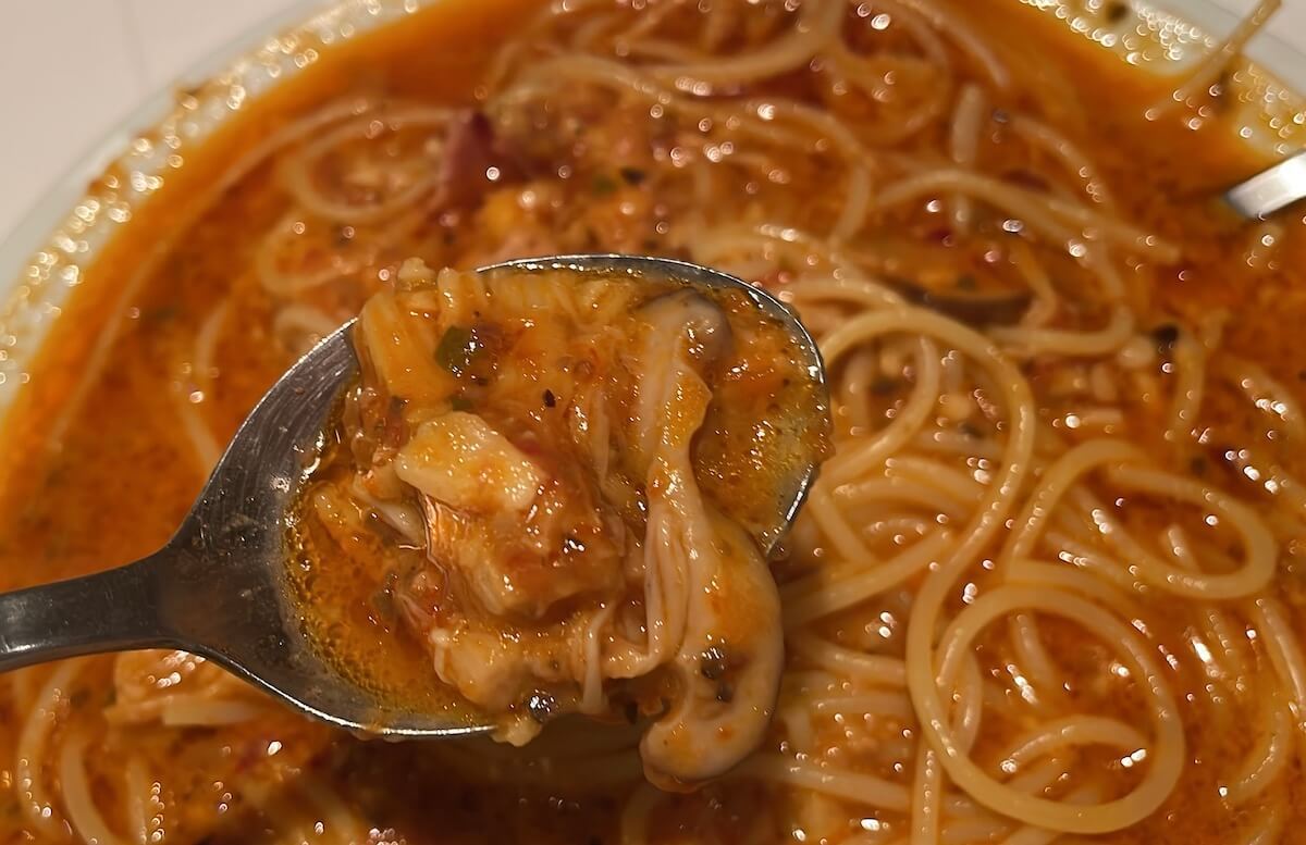 鎌倉パスタや五右衛門に続く？　「スープパスタ」人気火付け役「絶望のスパゲッティ」1420円とは？の画像9