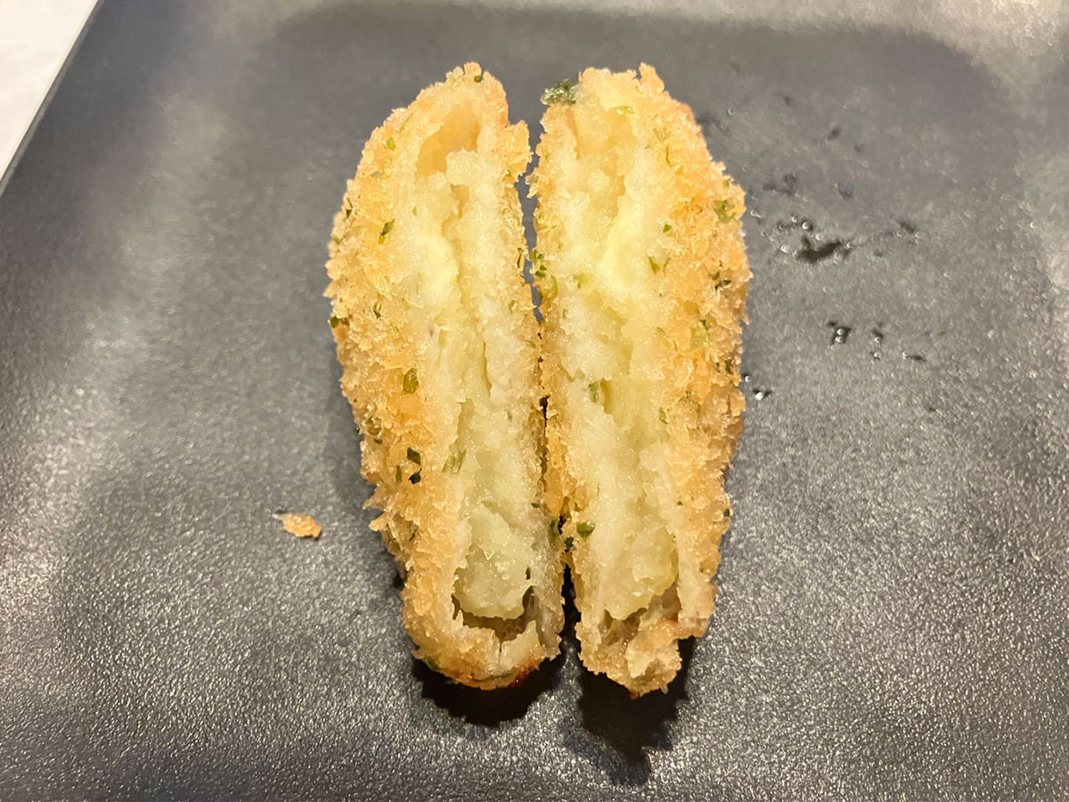 【ロピア】新作「三角チーズポテトフライ」青のり風味がおいしい！　5個入り200円以下のびっくり価格の画像5