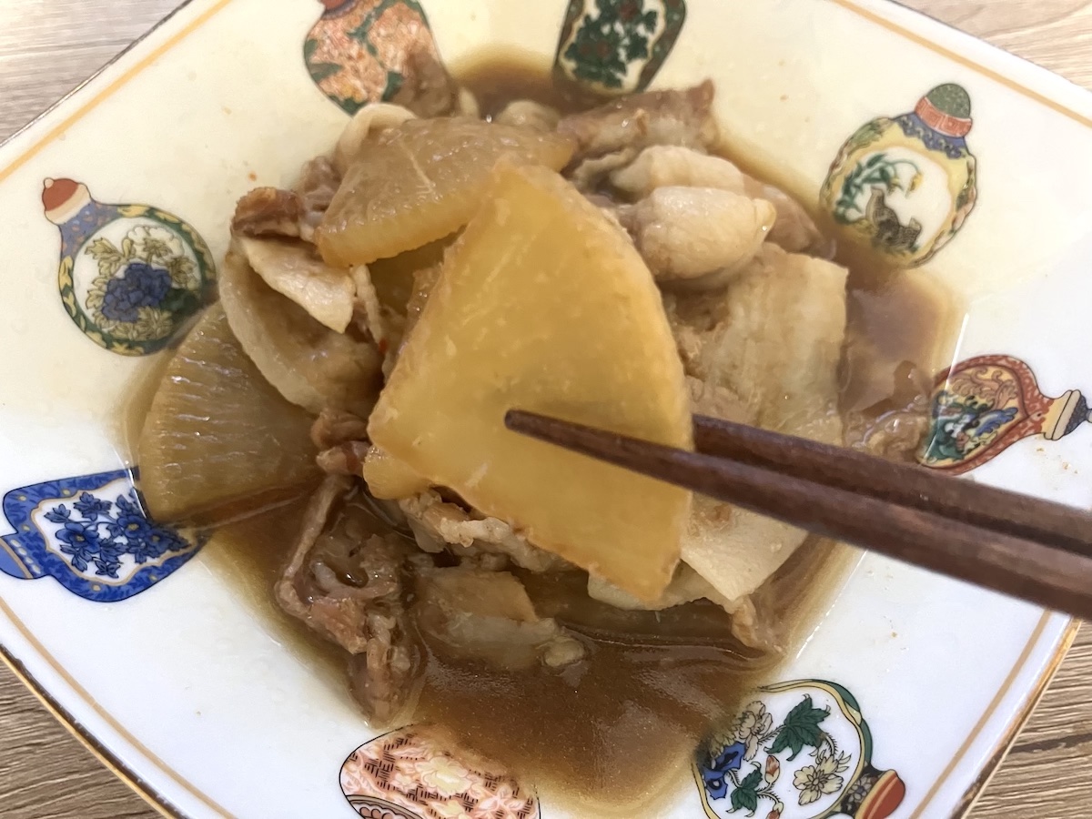 永谷園【豚バラ大根】レンチン10分で味がしみしみ！の画像10