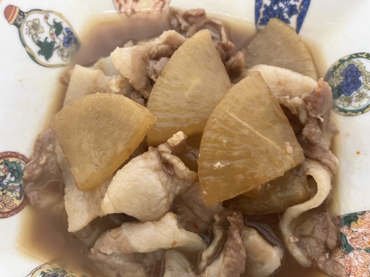 永谷園【豚バラ大根】レンチン10分で味がしみしみ！の画像9
