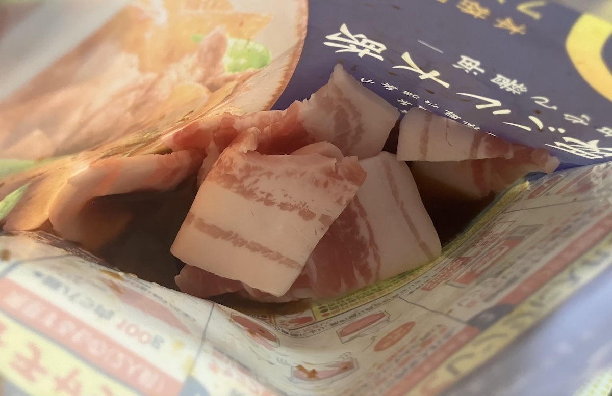 永谷園【豚バラ大根】レンチン10分で味がしみしみ！の画像6