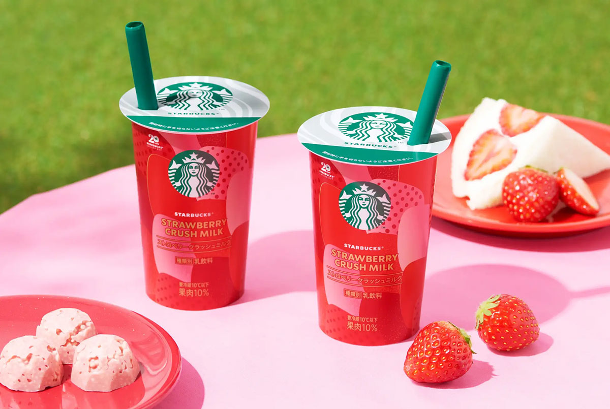 【スタバ】270円「ストロベリーミルク」、果肉量が史上最大級にすごい!?　ファミマ限定販売！　の画像2