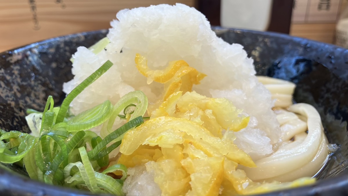 丸亀超えた!?　【はなまるうどん】620円「柚子鬼おろしぶっかけ」、讃岐の麺がおいしい！　の画像4