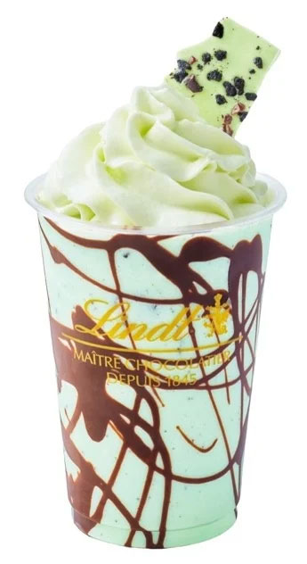 【リンツ】チョコ丸ごとの新ドリンク「クラッシュチョコミント」898円、期間限定なくなり次第終了の画像2