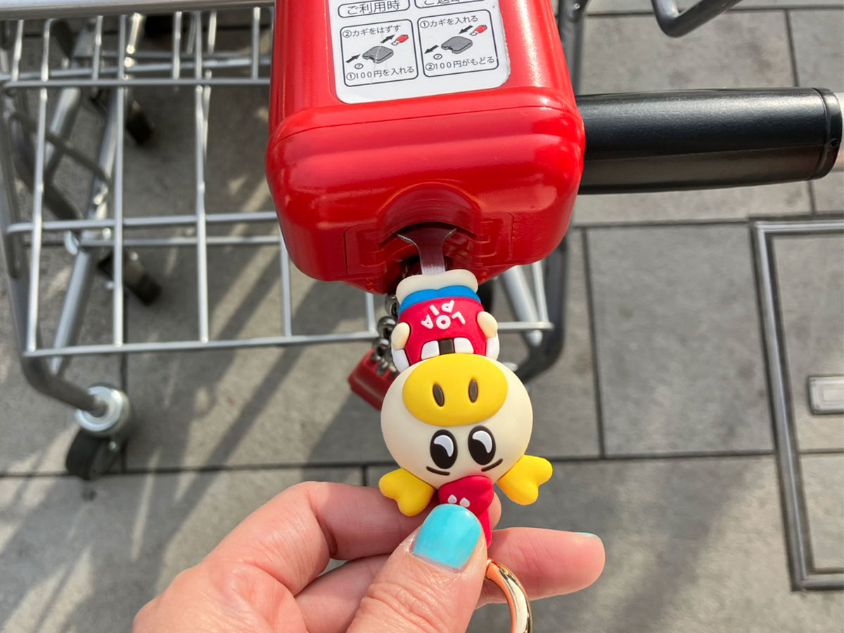 【ロピア】大バズリした「ロピタくんカートキー」500円、“じゃない使い方”が便利！　ごちゃつくバッグがスッキリ！の画像6