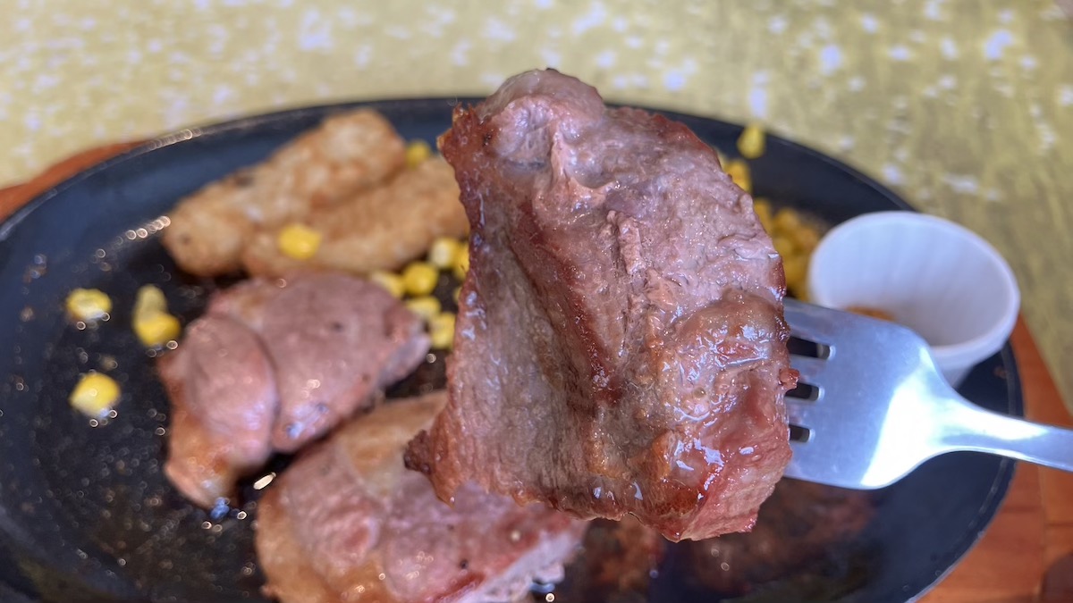 【サイゼリヤ】新メニュー1090円「ラムのランプステーキ」、　肉厚ジューシーでビックリ!!　やみつきスパイスで大満足の画像4