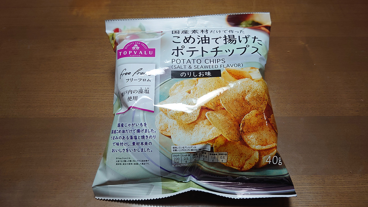 【トップバリュ】添加物・原材料に配慮「ポテトチップス」4品の味わいは？　105円「のりしお味」に驚き！の画像15