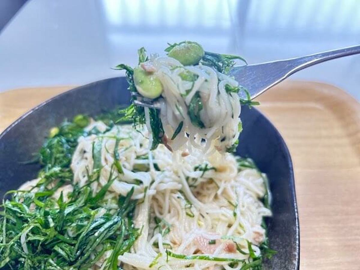 枝豆とツナ缶だけ【枝豆そうめんチャンプルー】作ったら、どハマリ！　「正直飽きた」そうめんが蘇るレシピの画像6