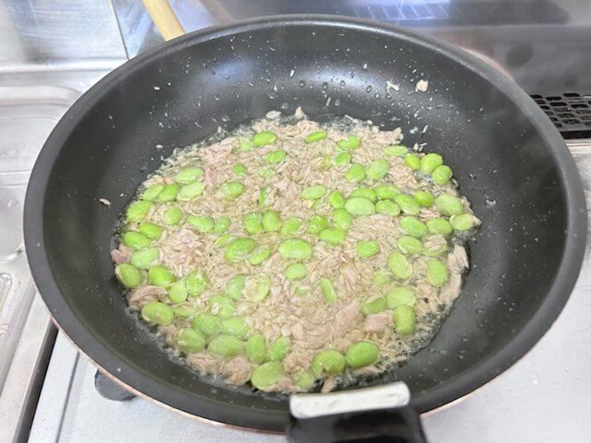 枝豆とツナ缶だけ【枝豆そうめんチャンプルー】作ったら、どハマリ！　「正直飽きた」そうめんが蘇るレシピの画像4