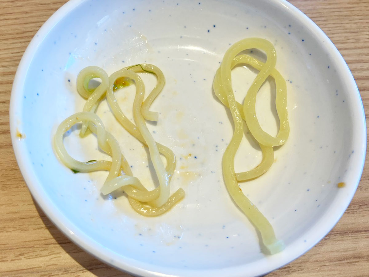 「焼肉きんぐ」の【丸源ラーメン】1045円「夏季限定メニュー」ファミリー層向けと舐めてかかって反省！　クセになる味！の画像11