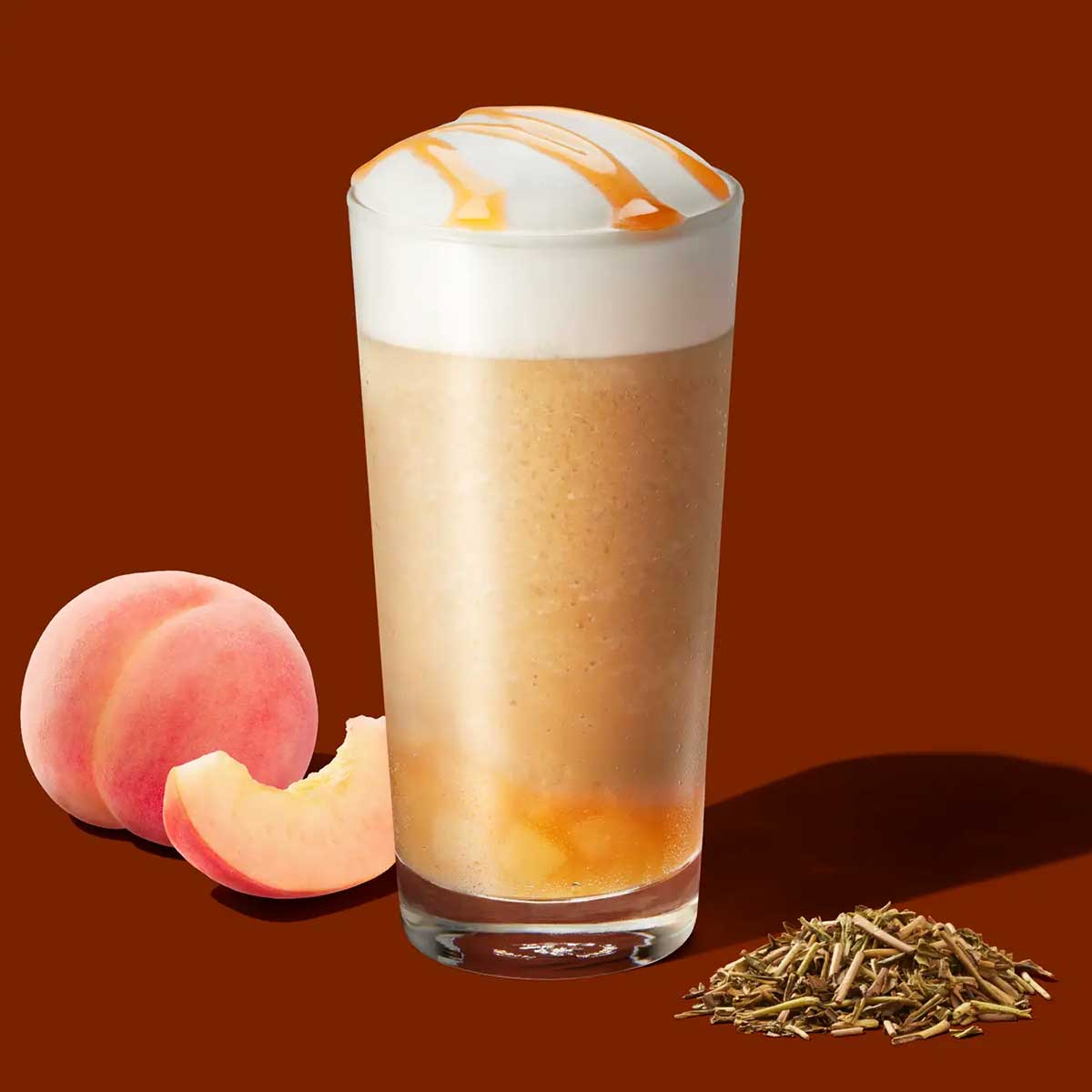 21店舗限定【スタバ】新作ティー「ほうじ茶＆白桃」はふんわりムース！　期間限定の4品は？の画像2