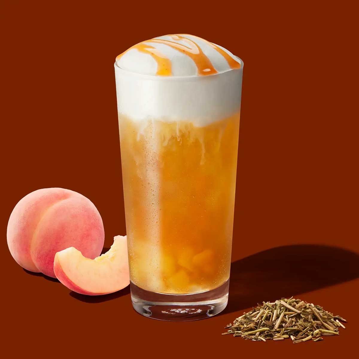 21店舗限定【スタバ】新作ティー「ほうじ茶＆白桃」はふんわりムース！　期間限定の4品は？の画像4