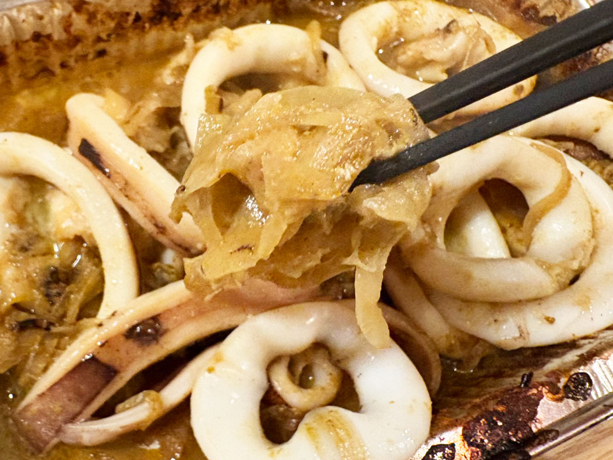 「ああten 、うまい」【角上魚類】580円「いか漁師焼き」が旨味爆弾! 直火OKの半調理商品、BBQにも最適の画像9